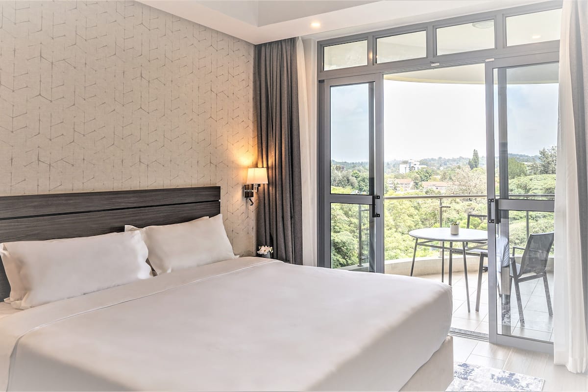 1 kamar tidur, seprai katun Mesir, dan seprai premium