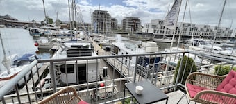 Apartment directly in the city marina / yacht harbor with a fantastic view also with dog