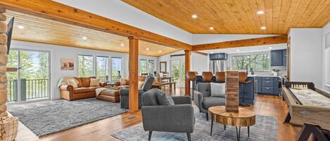 TV connectée, cheminée