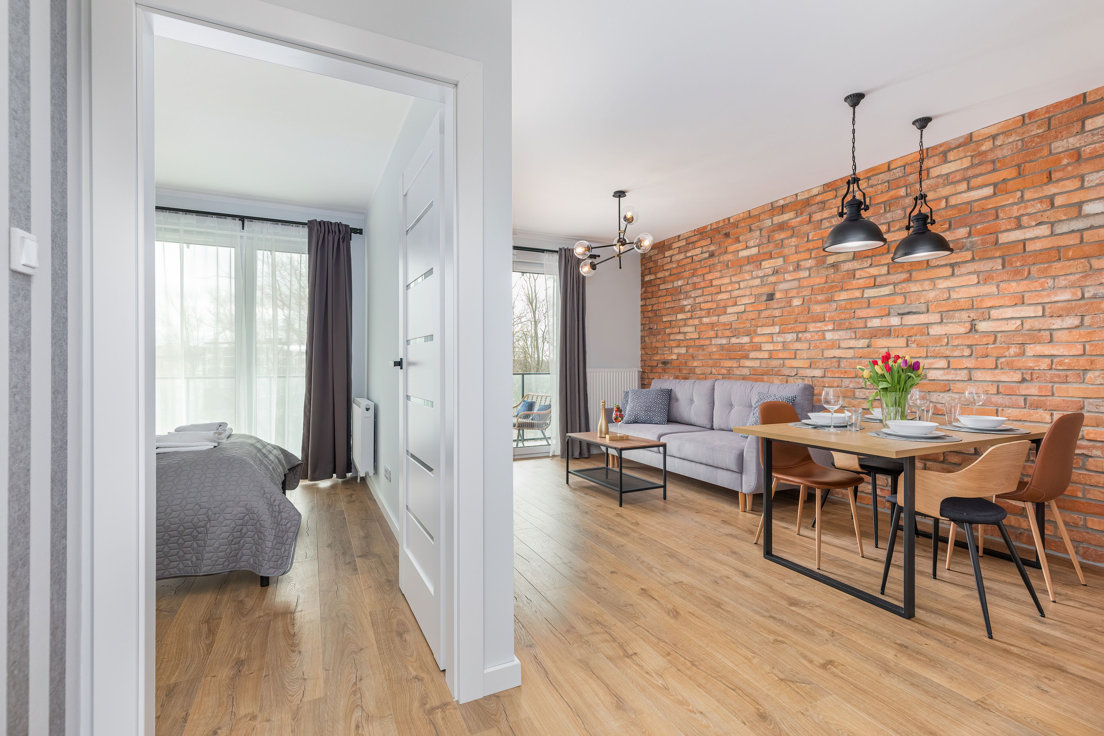 Superior Apartment, 1 Queen Bed with Sofa bed | Living area | 50-inch plasma TV with digital channels, TV