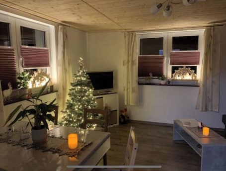 Dining. Vacation apartment Groß in the Ore Mountains