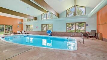 Indoor pool, a heated pool