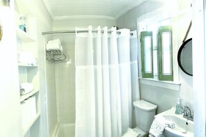 Combined shower/bathtub