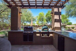 Terrace/patio - Resort like backyard w/ Heated pool. Home Theater (Scottsdale)