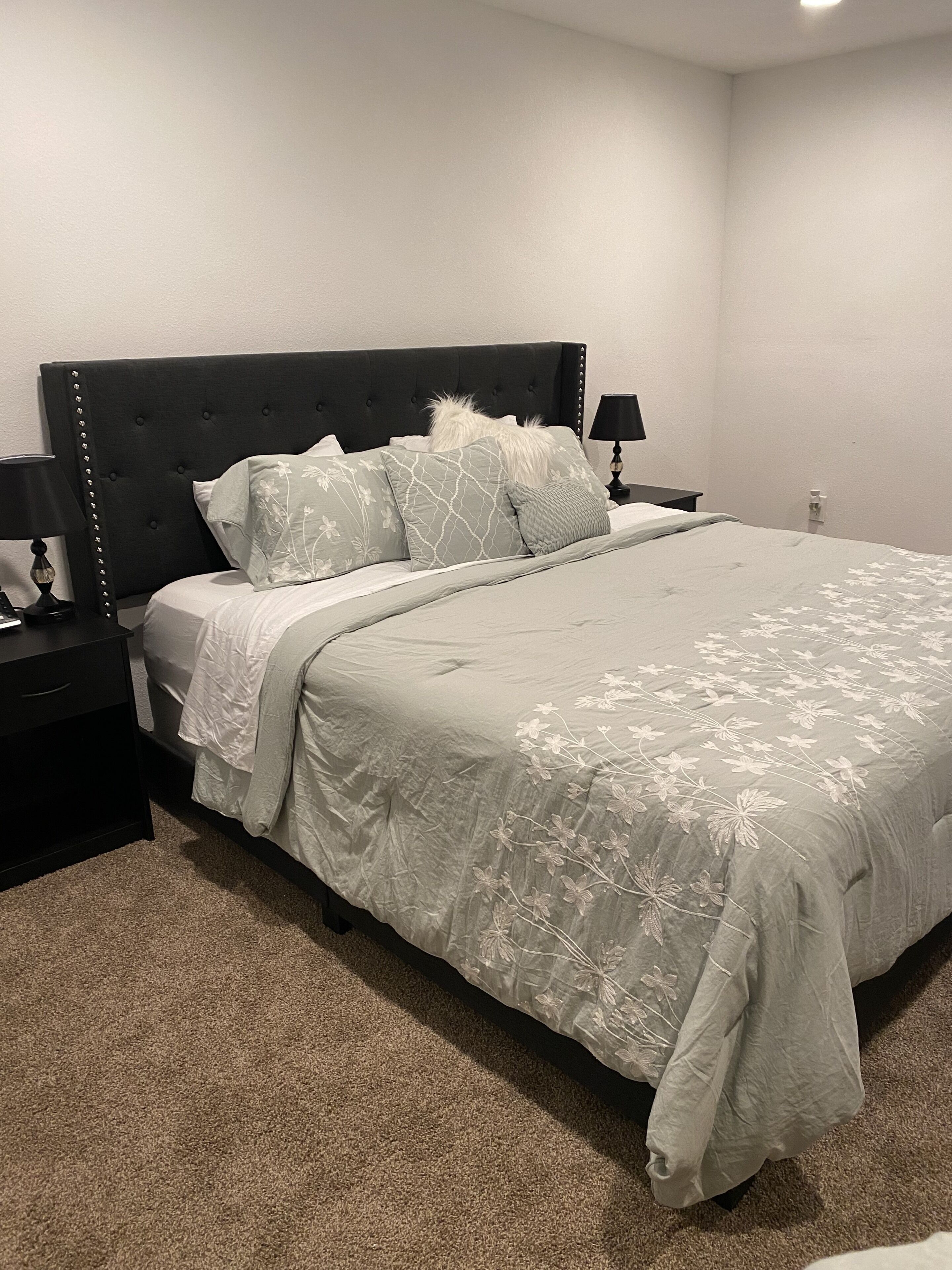 Premium bedding, blackout drapes, free WiFi, bed sheets