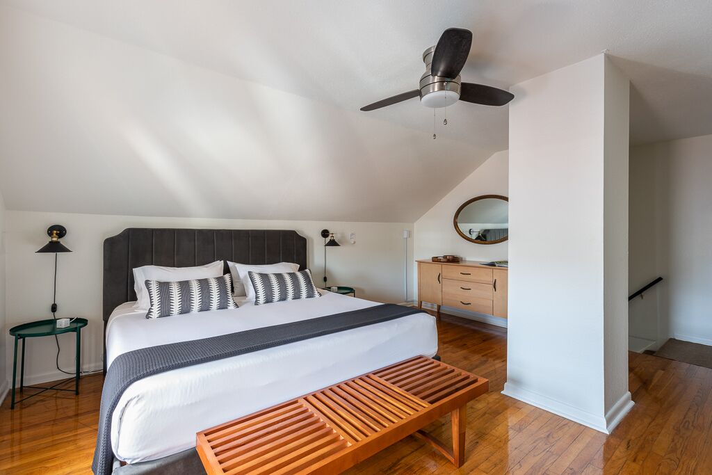 8 habitaciones, escritorio, tabla de planchar con plancha y wifi gratis 