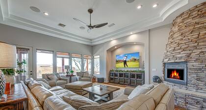 Serene Scottsdale Home:Heated Pool,HotTub,FirePit,Putting Green & Mountain Views