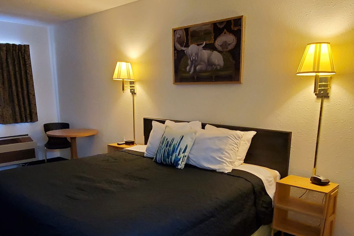Standard Room, 1 King Bed, Non Smoking | 2 bedrooms, blackout curtains, iron/ironing board, free WiFi