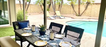 Beautiful 4 BR, stunning Pool- Close to Spring Training & State Farm Stadium
