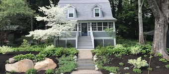Walk into town, soak up sun on enclosed porch & steps away from nature trails!