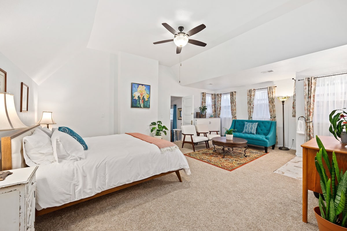 Deluxe-Studiosuite, 1 Schlafzimmer, Kochnische | Wohnbereich