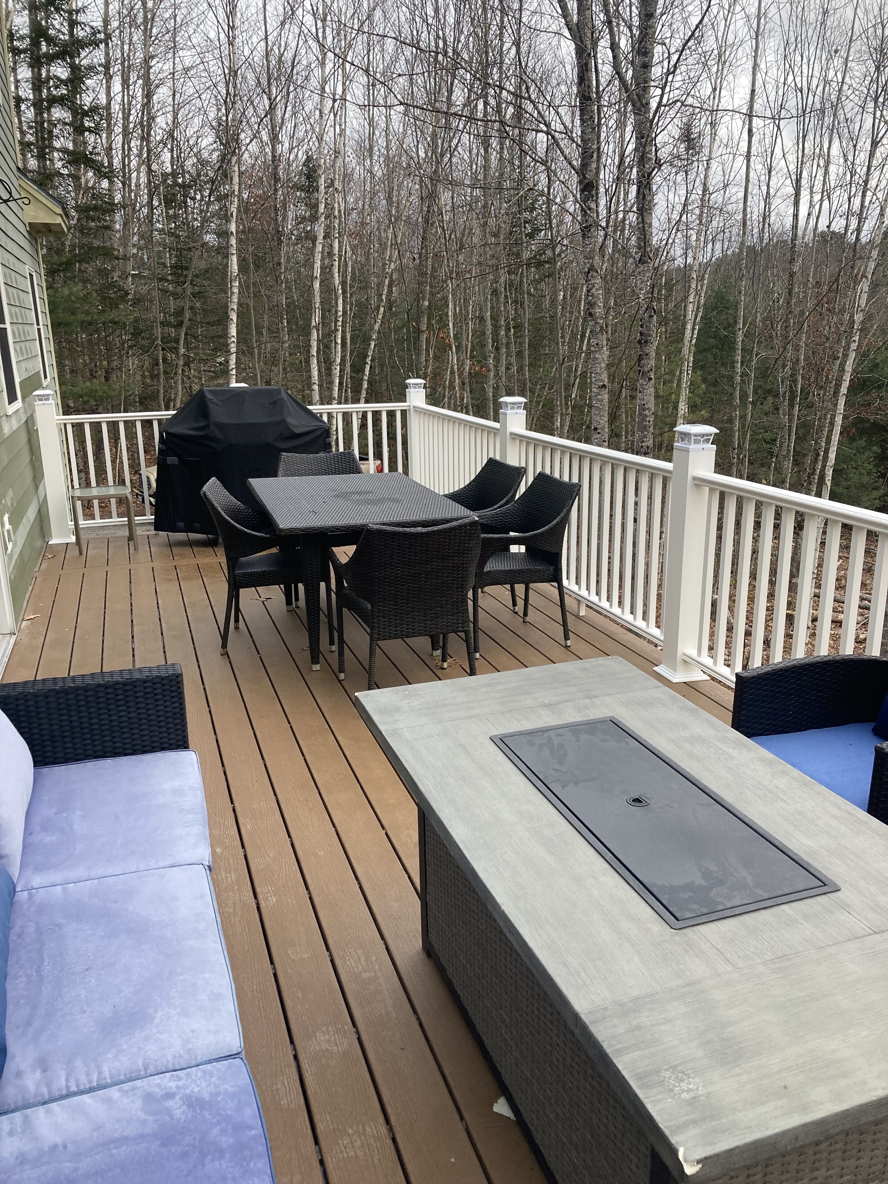 Outside eating area