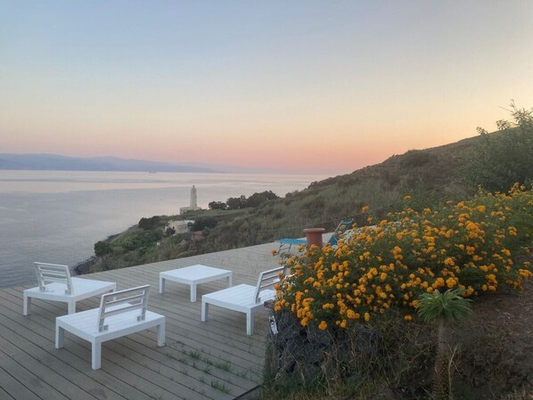 Terrace/patio - Typical Aeolian house 5 minutes' walk from the sea, Casa Francesca (Vulcano, Gelso)