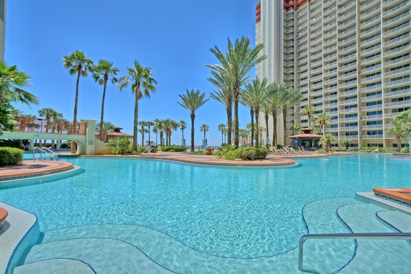 Indoor pool, outdoor pool