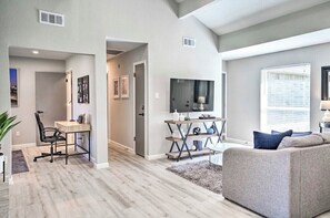 Smart TV, fireplace, offices