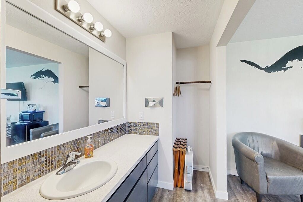 Secador de pelo y toallas