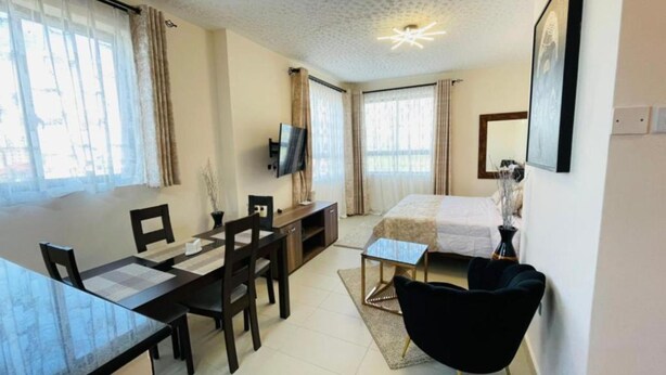 Studio | WiFi (free) - Stay.Plus Seville Apartments Shanzu (Mombasa)