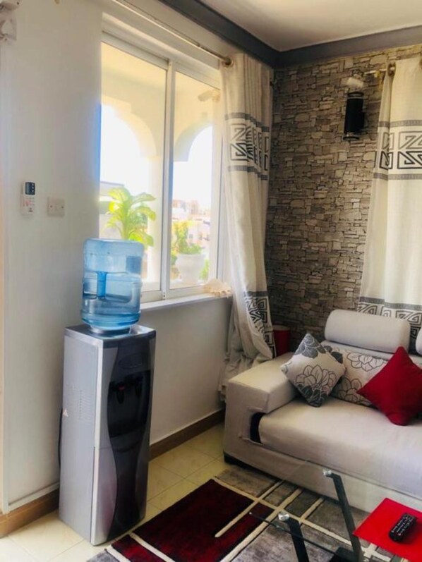 Apartment, 1 Bedroom | Living area - StayPlus Shree Link Star Apartment Nyali (Mombasa)