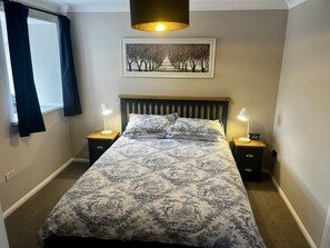 1 bedroom, desk, iron/ironing board
