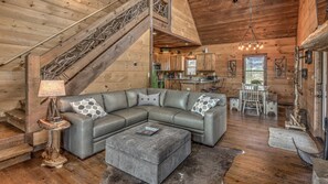 Casa, 4 quartos | Sala de estar