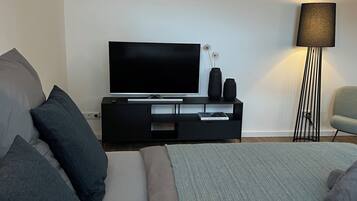 1 bedroom, iron/ironing board, travel crib, free WiFi