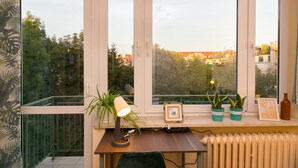 2 Schlafzimmer, Schreibtisch, kostenloses WLAN, Bettwäsche