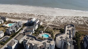 Exterior - Stunning panoramic ocean views from private balcony on top floor unit (Isle of Palms)