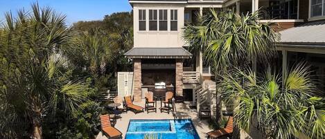 Una piscina climatizada