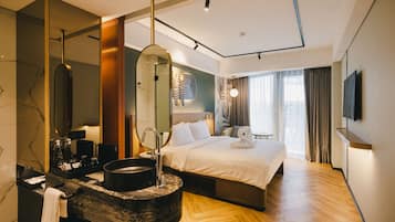 1 chambre, minibar, coffres-forts dans les chambres, rideaux occultants