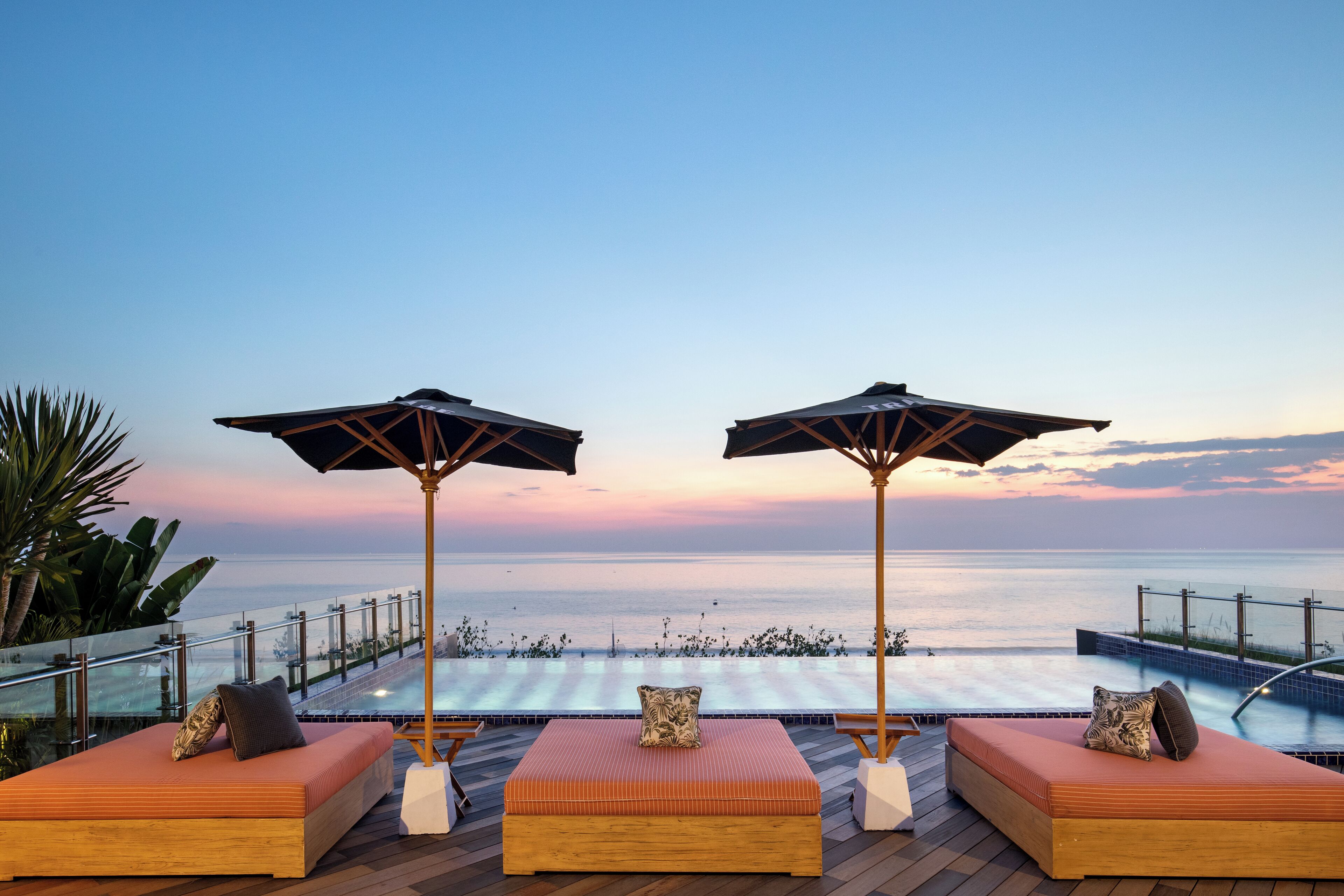 Am Strand, weißer Sandstrand