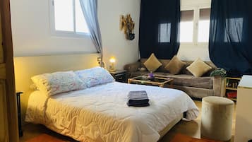 2 makuuhuonetta, silitysrauta/-lauta, Wi-Fi