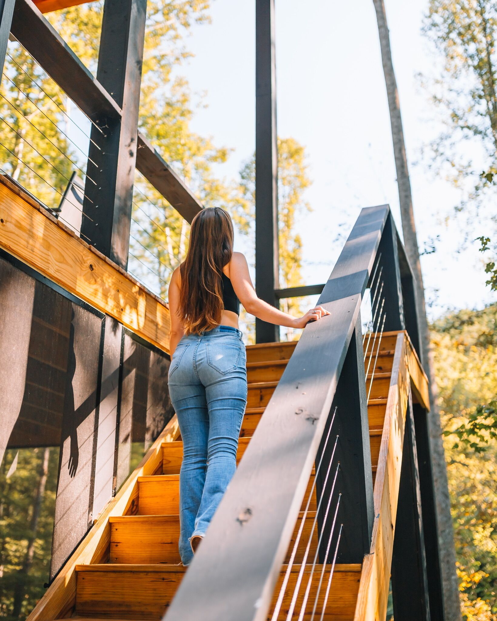 Blick von der Unterkunft