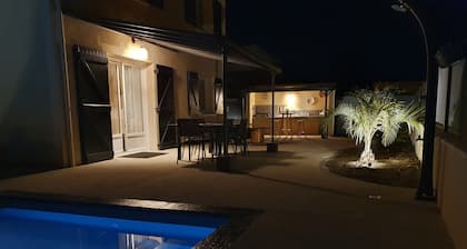 Sublime villa, private swimming pool heated to 26° (depending on season), table soccer