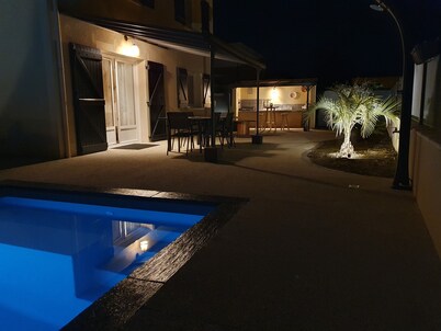 Sublime villa, private swimming pool heated to 26° (depending on season), table soccer
