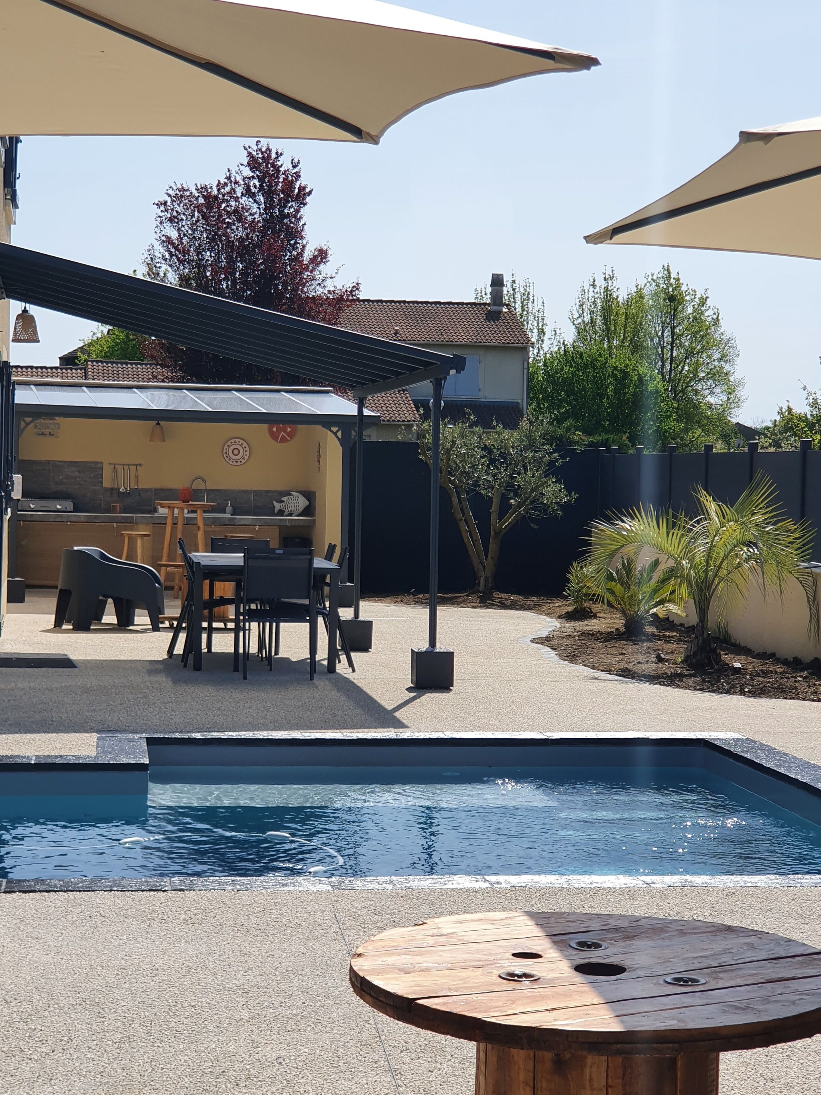 室外泳池、暖水池