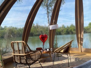 Dôme étoilé sur île | Blackout drapes, iron/ironing board, free WiFi, bed sheets - Les Etangs de la Bassée (Gravon)