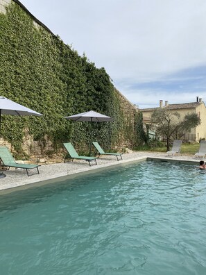 Udendørs pool, opvarmet pool