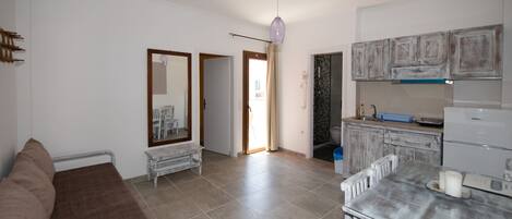 Superior Apartment, Balcony | Living area | Flat-screen TV