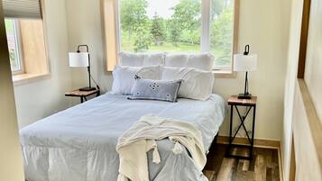 3 soverom, strykejern/-brett, reiseseng for barn og wi-fi (inkludert)