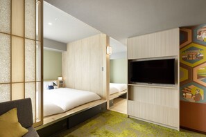 Habitación, para no fumadores, cocineta (OMO House) | Ropa de cama de alta calidad y caja de seguridad en la habitación 