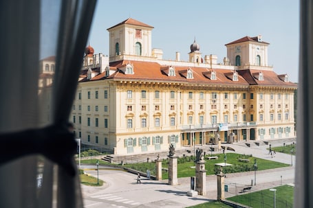 Suite (castle view) | Hypo-allergenic bedding, in-room safe, desk, laptop workspace. Hotel Galántha