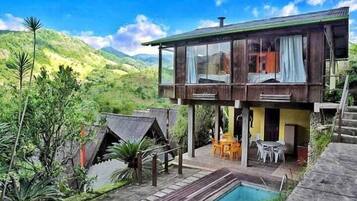 Deluxe Double Room, 1 Bedroom, Mountain View, Mountainside | Terrace/patio