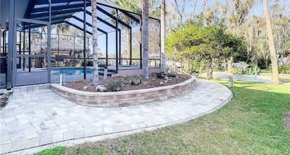 Your personal Tiki Hut waterfront/pool/spa home.