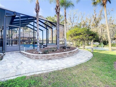 Your personal Tiki Hut waterfront/pool/spa home.  