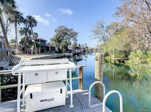 Property grounds - Your personal Tiki Hut waterfront/pool/spa home.   (Crystal River)