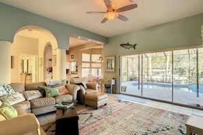 Interior - Your personal Tiki Hut waterfront/pool/spa home.   (Crystal River)