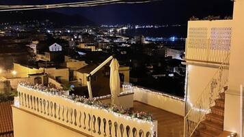 Vue depuis lâhĂ©bergement