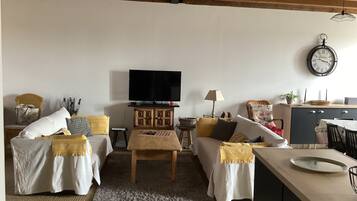 TV, DVD-spiller, fotballspill og bøker