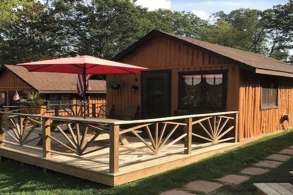 Front view of cabin