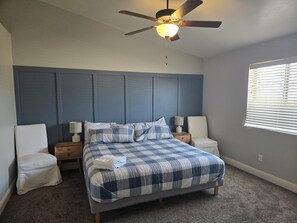 6 habitaciones, tabla de planchar con plancha y wifi gratis 